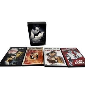 Bogie & Bacall Signature Collection DVD 4-Disc Box Key Largo, Big Sleep 2 more